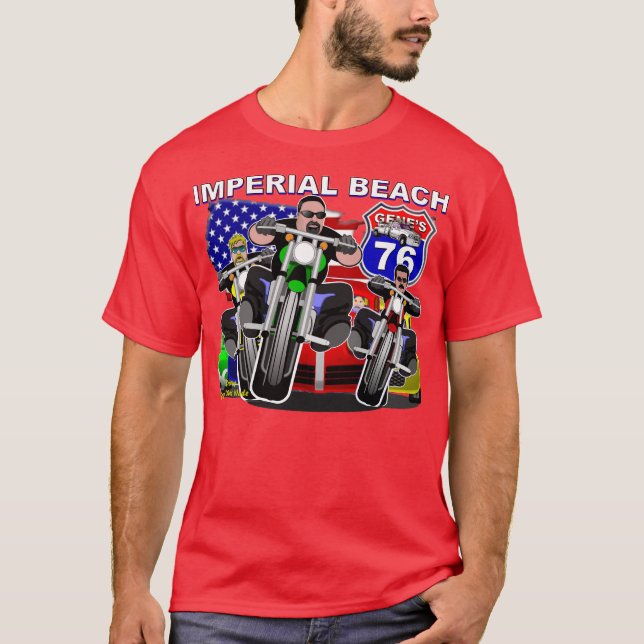 "DANIEL GOYCOCHEA" GENE'S 76, IMPERIAL BEACH, CA TEE SHIRT (Framsida)