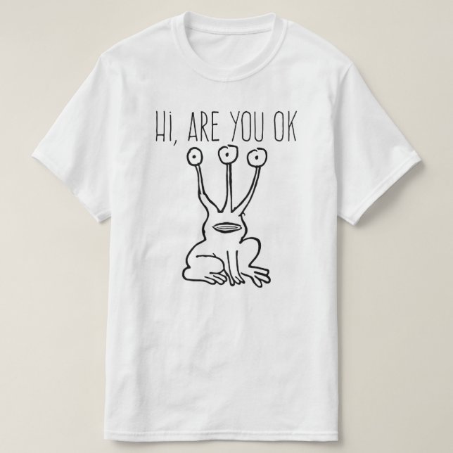 Daniel hi är du ok johnston t shirt (Design framsida)
