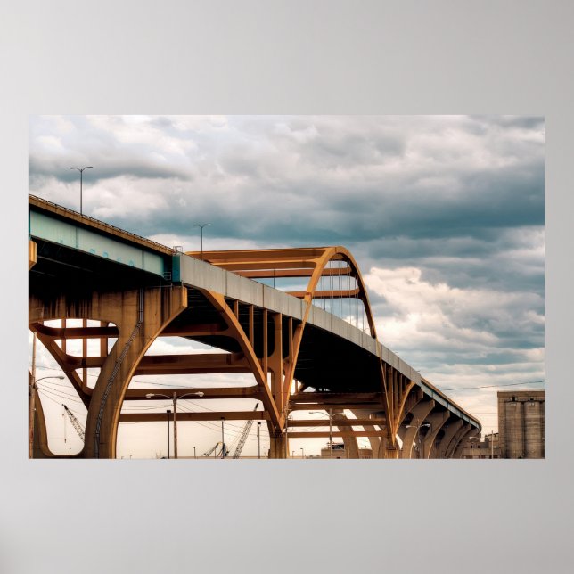 Daniel Hoan Memorial Bridge Poster (Framsidan)