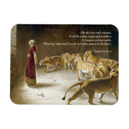 Daniel i den Lejona Bible Art Scripture Magnet