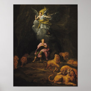 Daniel i hålan av lejon poster