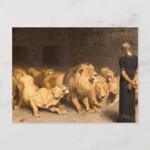 Daniel i Lejon Den 1872 av Briton Riviere Vykort