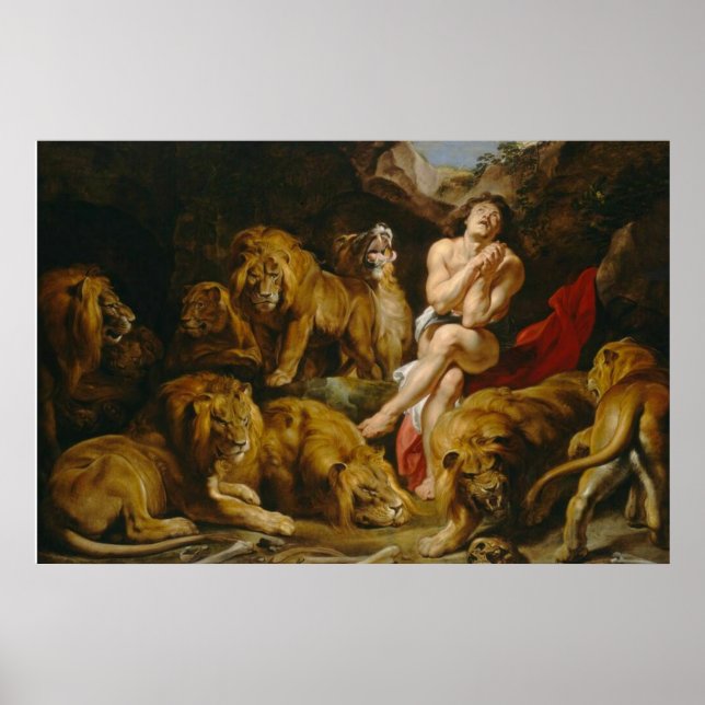 DANIEL I LEJON DEN POSTER (Framsidan)