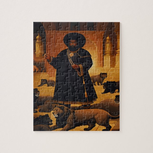 Daniel i Lejon Den Puzzle Pussel (Vertikal)