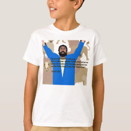 Daniel i lejon håla (med scripture) t-shirt