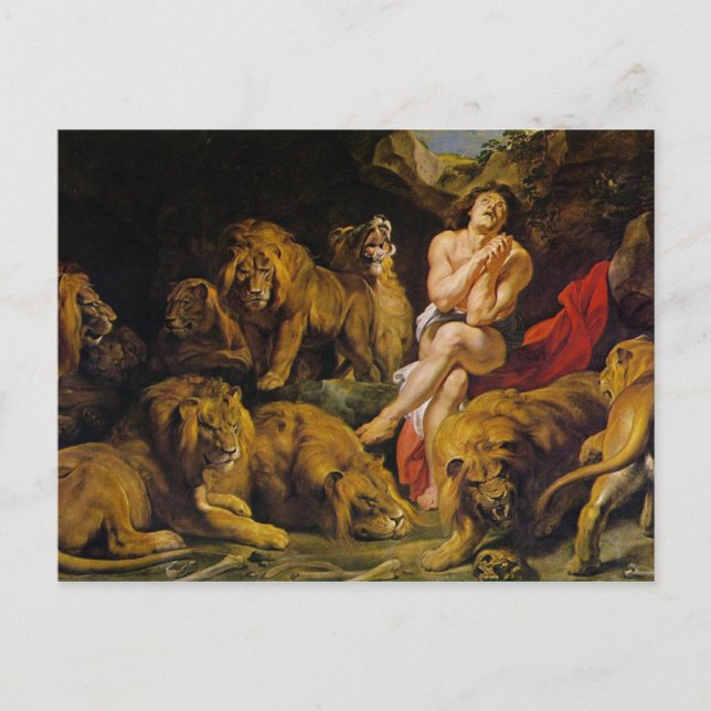 Daniel i Lejona Den Vykort (Framsida)