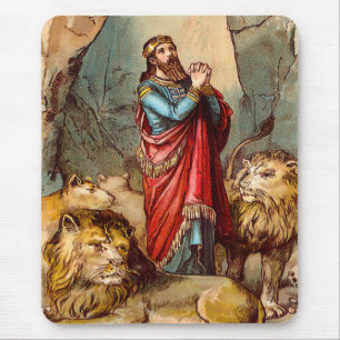 Daniel i lejona's den mousepad musmatta
