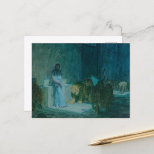 Daniel i Lejonen den av Henry Ossawa Tanner Helg Vykort
