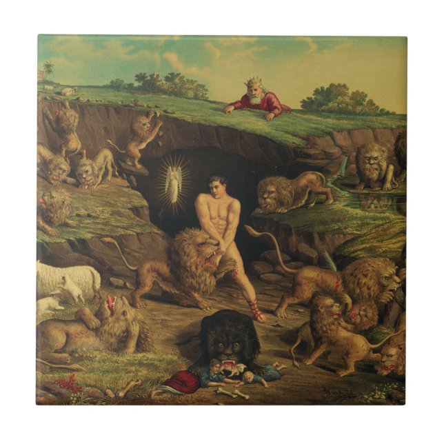 Daniel i Lejonen Den Kakelplatta (Framsidan)