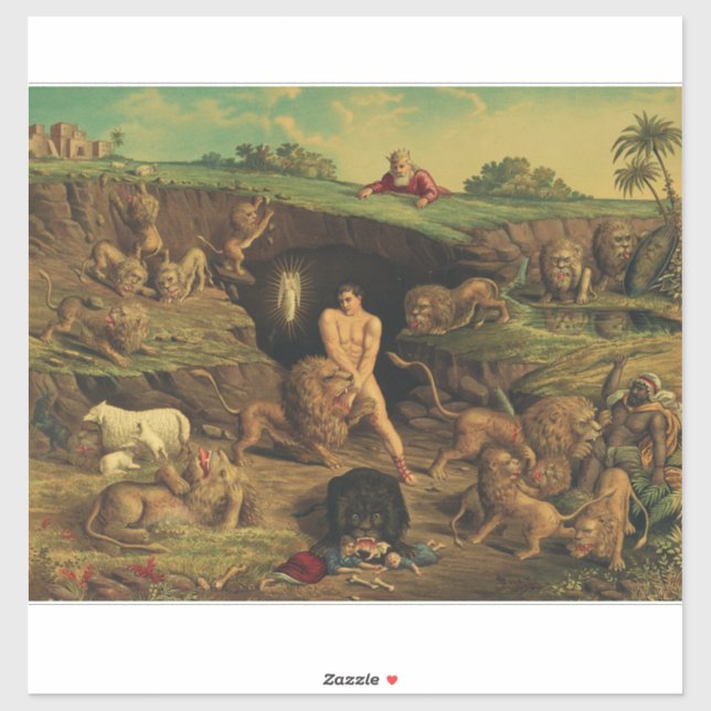 Daniel i Lejonen Den Klistermärken (Ark)