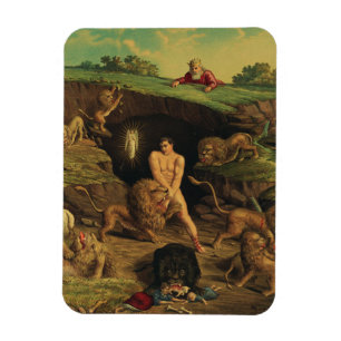 Daniel i lejongropen magnet