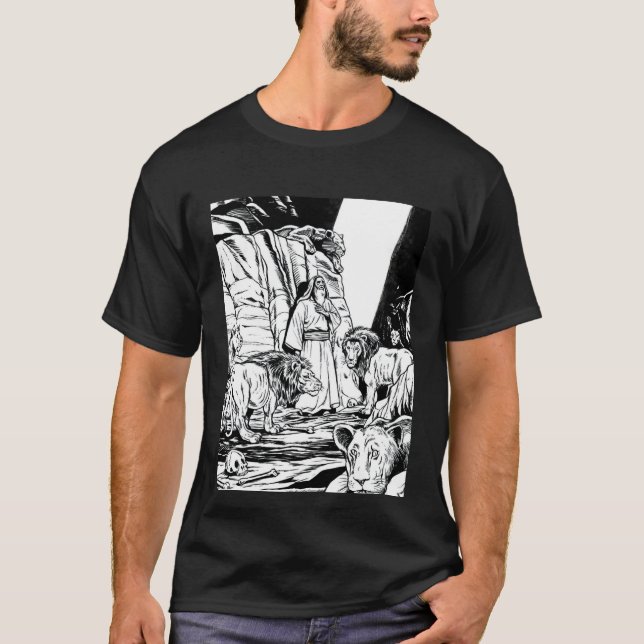 Daniel i lion'sens håla tee (Framsida)