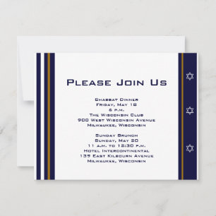 Daniel Jake Anpassningsbar Event Card Inbjudningar