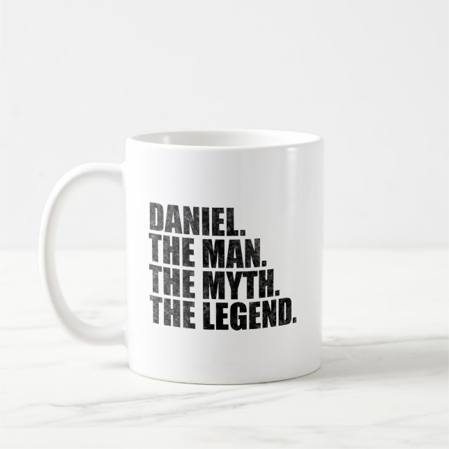 Daniel name, Daniel The Man The Myth The Legend Kaffemugg (Vänster)