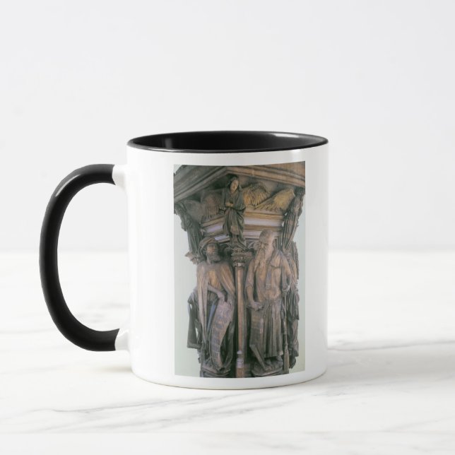 Daniel och Isaiah i tvist, sexhörnig sockel Mugg (Vänster)