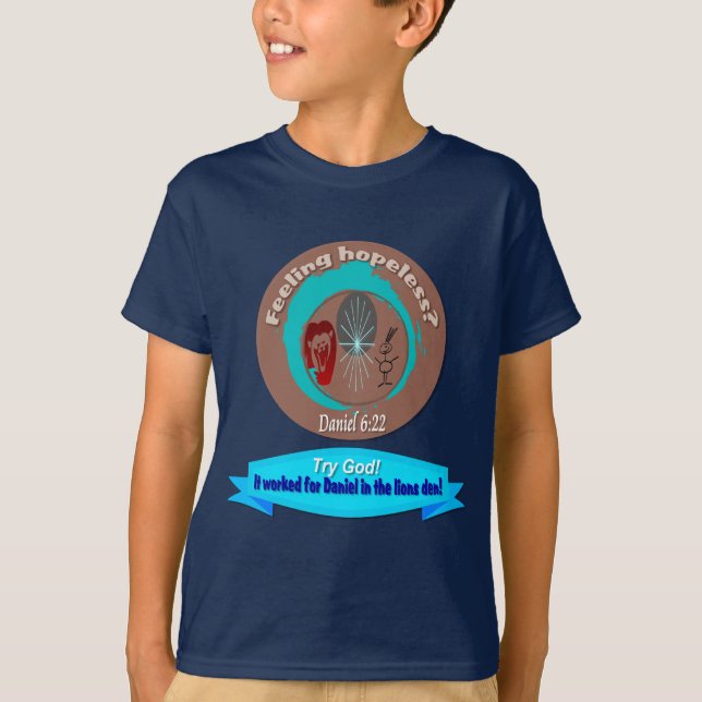 Daniel och lejonhålan t-shirt (Framsida)