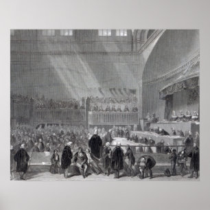 Daniel O'Connell stå försök i 1844 Poster