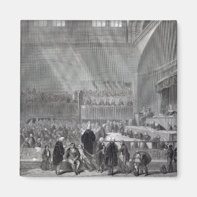 Daniel O'Connell står inför rätta 1844 Magnet (Framsidan)