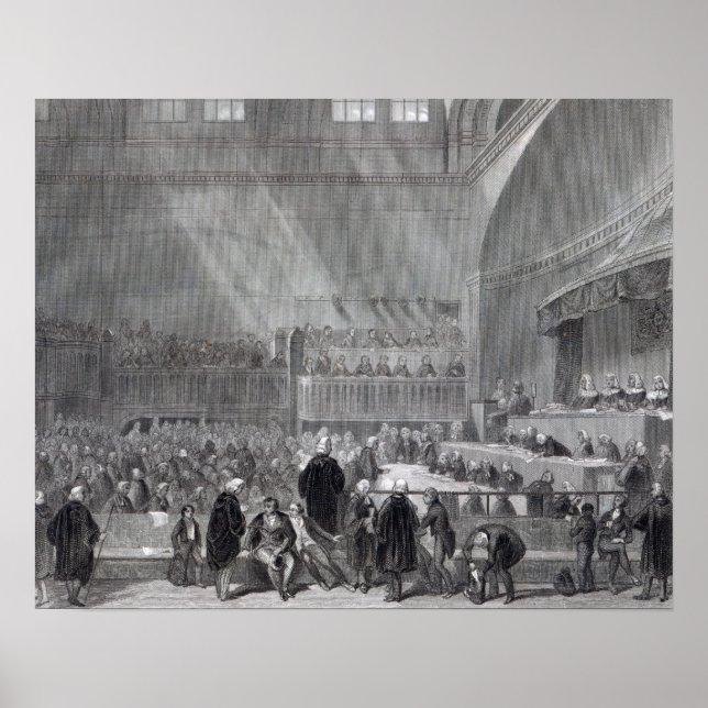 Daniel O'Connell står inför rätta 1844 Poster (Framsidan)