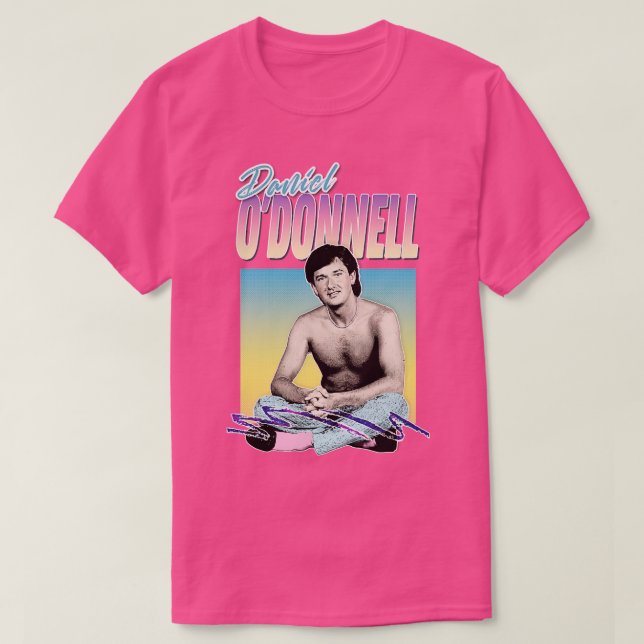 Daniel ODonnell Aesthetic 80s Design T Shirt (Design framsida)