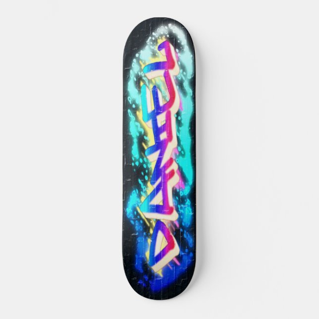 DANIEL Personlig Anpassad Graffiti Skateboard (Framsida)