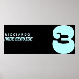 Daniel Ricciardo All Bra All Ways SeafoamPurpl Poster