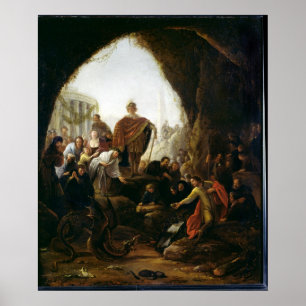 Daniel som dödar draken av baalen poster