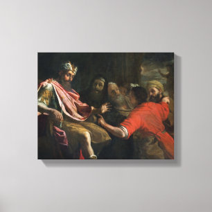 Daniel som först tolkar Nebuchadnezzars dröm ( Canvastryck