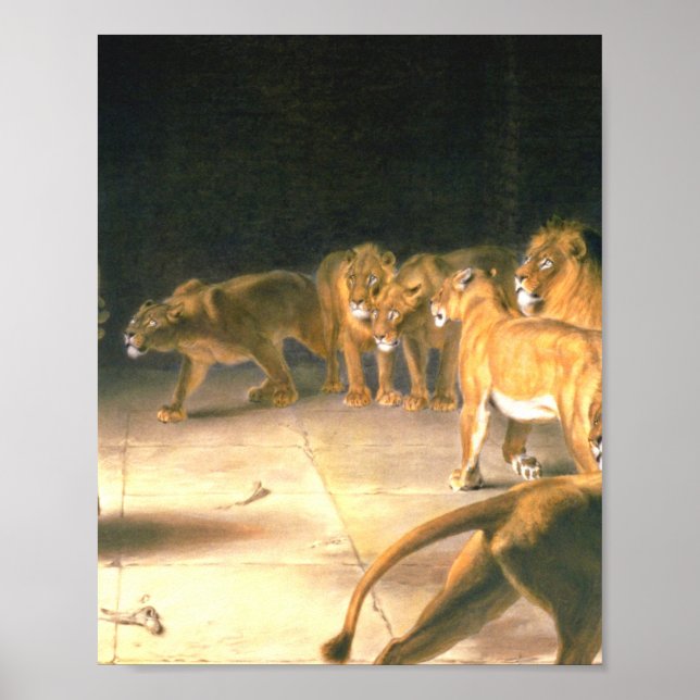 Daniel Svar på Kung i Lejon Den Briton Riviere Poster (Framsidan)