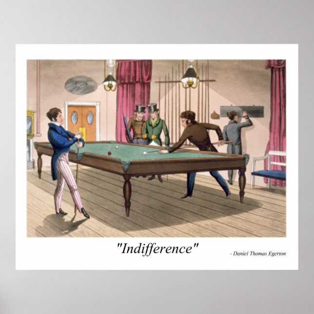 Daniel Thomas Egerton-Indifferens Poster (Framsidan)