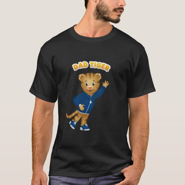 Daniel Tiger s grannskap Pappa Tiger T Shirt (Framsida)