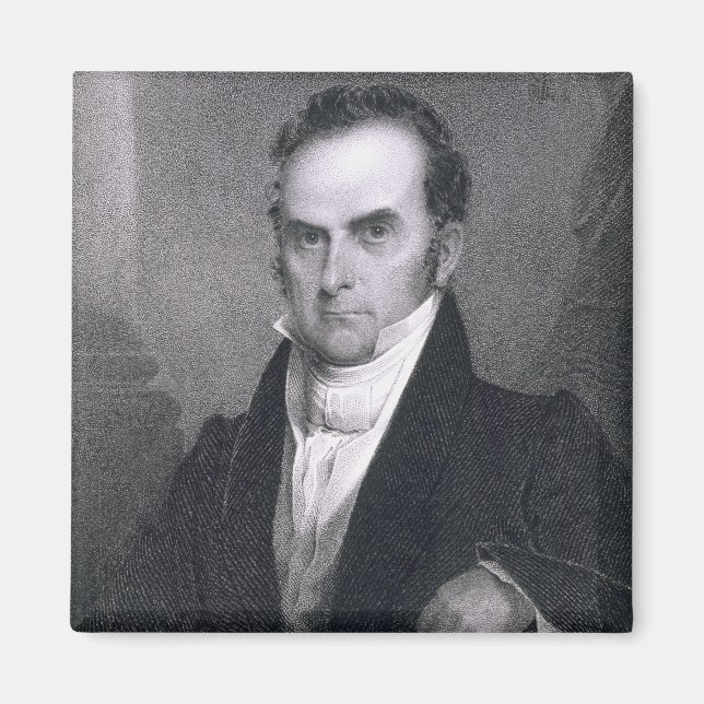 Daniel Webster (1782-1852) (engrave) Magnet (Framsidan)