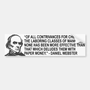 Daniel Webster citationsteckenbildekal Bildekal