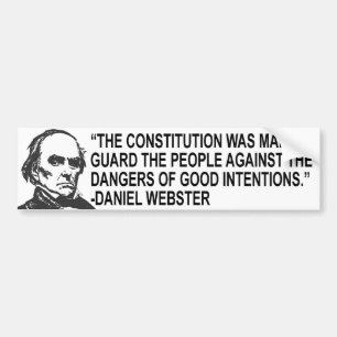 Daniel Webster citerar bildekalet Bildekal