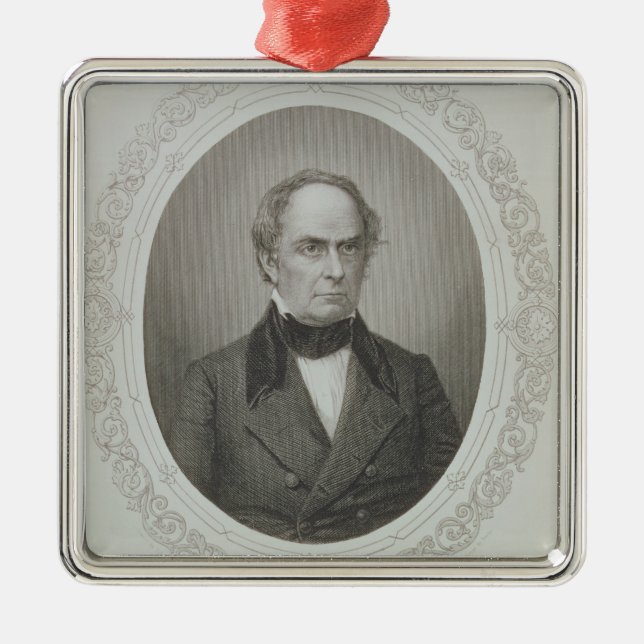 Daniel Webster Julgransprydnad Metall (Framsidan)