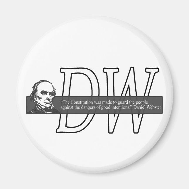 Daniel Webster Quotes Magnet (Framsidan)