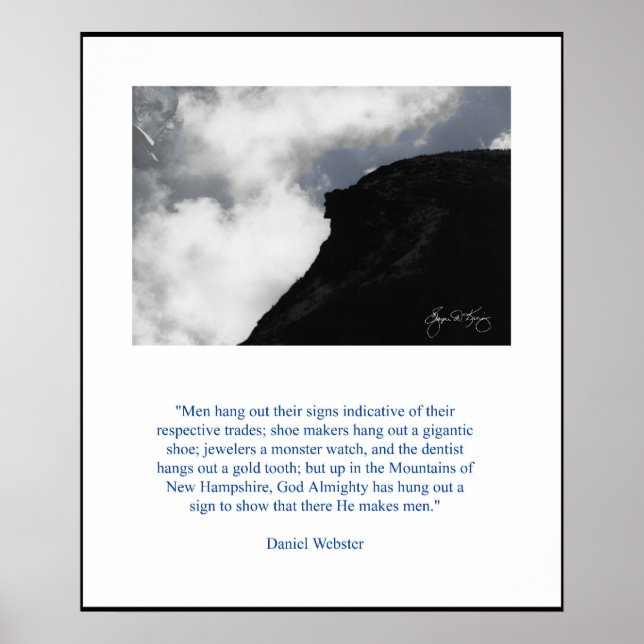 Daniel Websters gamle Poster (Framsidan)