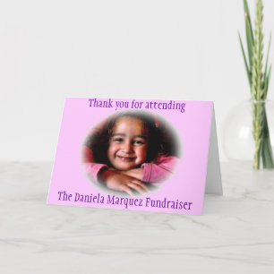 Daniela Fundraiser Tack Kort