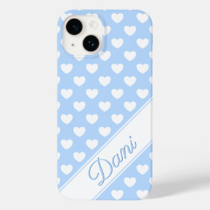 Daniela Namn-mallen, Cute Pastel Blue och White