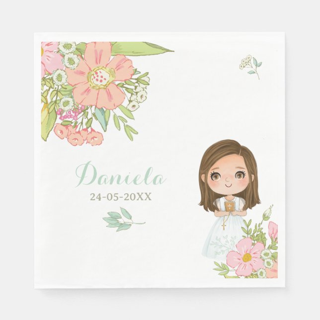 DANIELA servilletas de papel Primera Comunión Pappersservett (Framsidan)