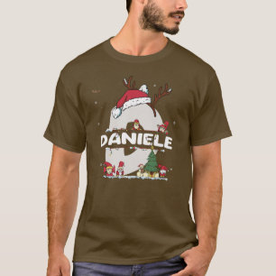 Daniele jul w Daniele Namn för roligt Julafton T Shirt