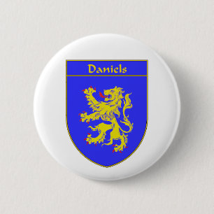 Daniels vapensköld-/familjvapensköld knapp