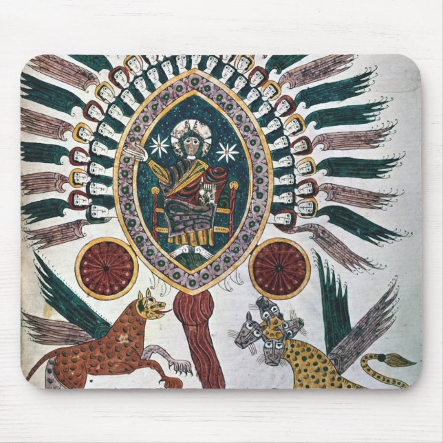 Daniels vision av fyra beaster och guden musmatta (Framsidan)