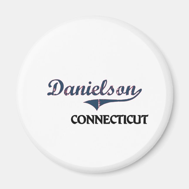 Danielson Connecticut City Classic Magnet (Framsidan)