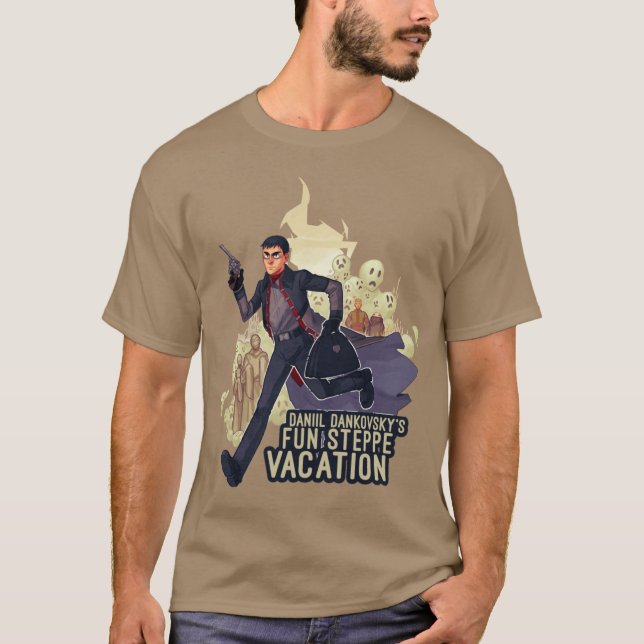 Daniil Dankovskys Fun Steppe Vacation Pathologic T Shirt (Framsida)