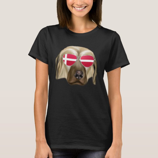 Danish Flag Anatolian Shepherd Dog Dog Denmark Poc T Shirt (Framsida)