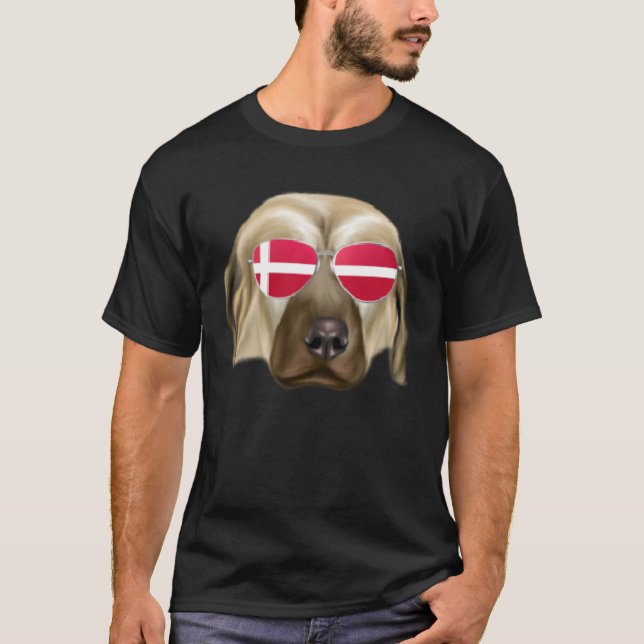 Danish Flag Anatolian Shepherd Dog Dog Denmark Poc T Shirt (Framsida)