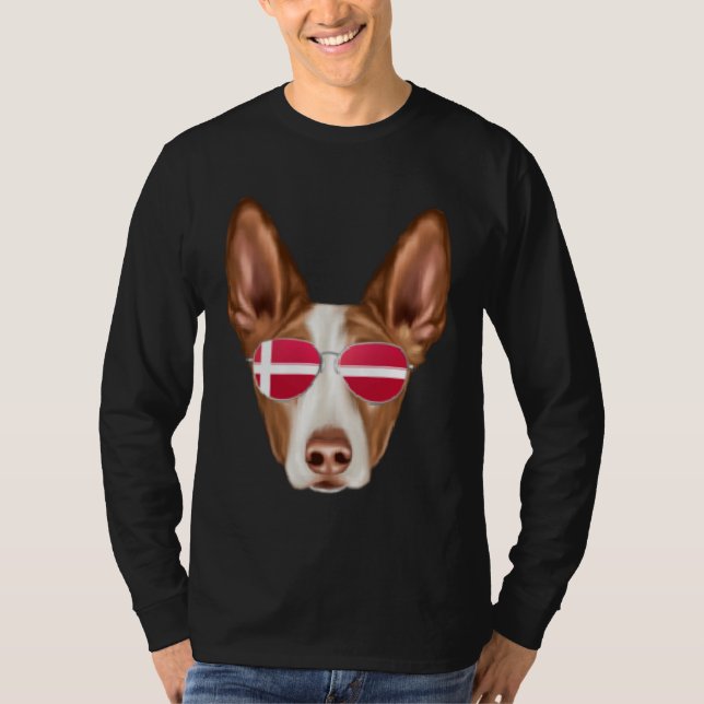 Danish Flag English Cocker Spaniel Dog Denmark Poc T Shirt (Framsida)