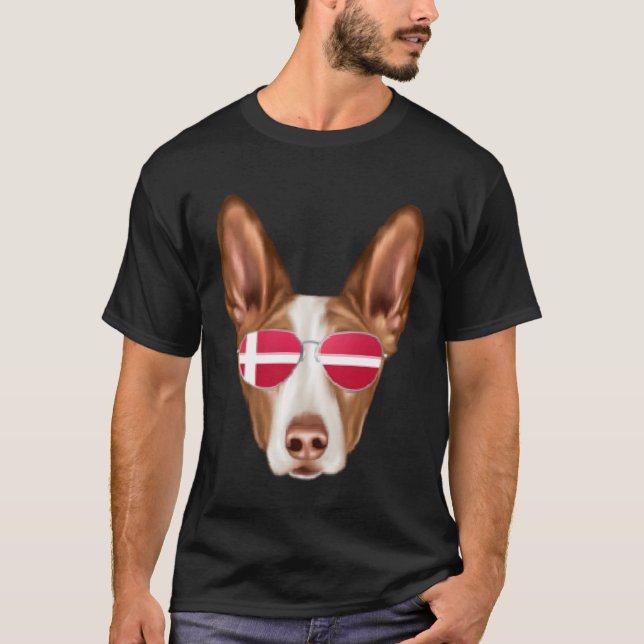 Danish Flag English Cocker Spaniel Dog Denmark Poc T Shirt (Framsida)