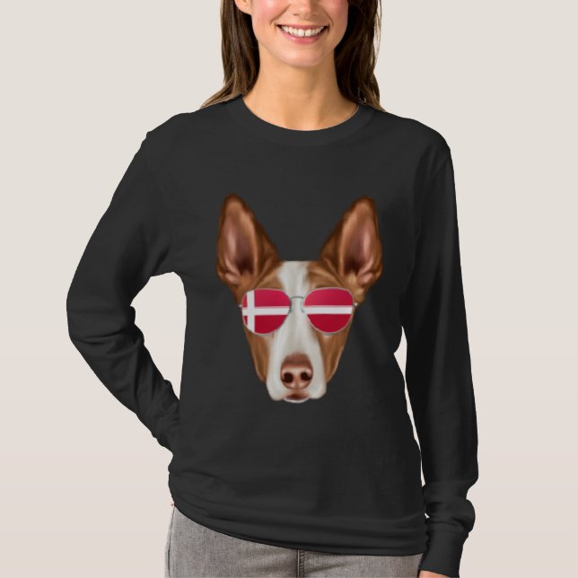 Danish Flag English Cocker Spaniel Dog Denmark Poc T Shirt (Framsida)